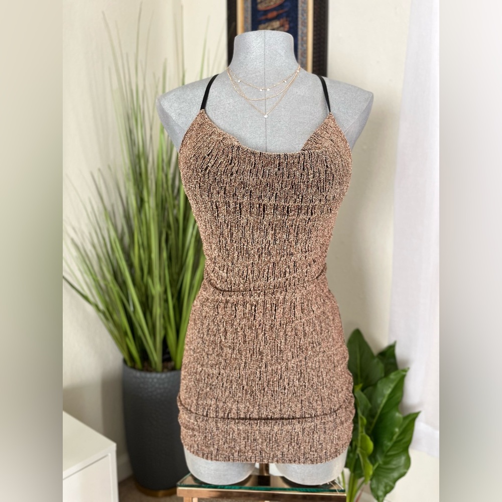 🌸Mini Dress-Gold🌸